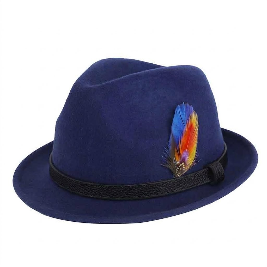 Dark Blue Fedora