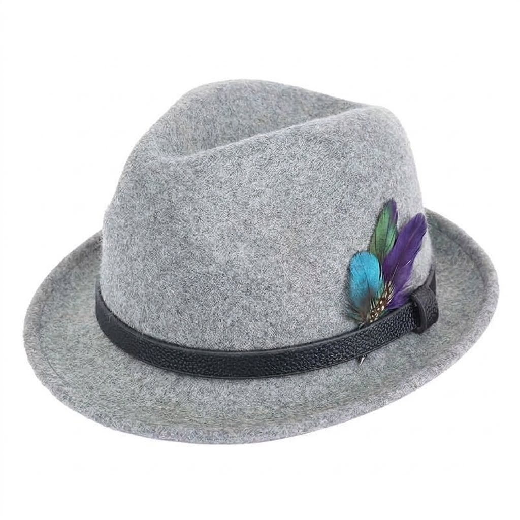 Heather Grey Fedora