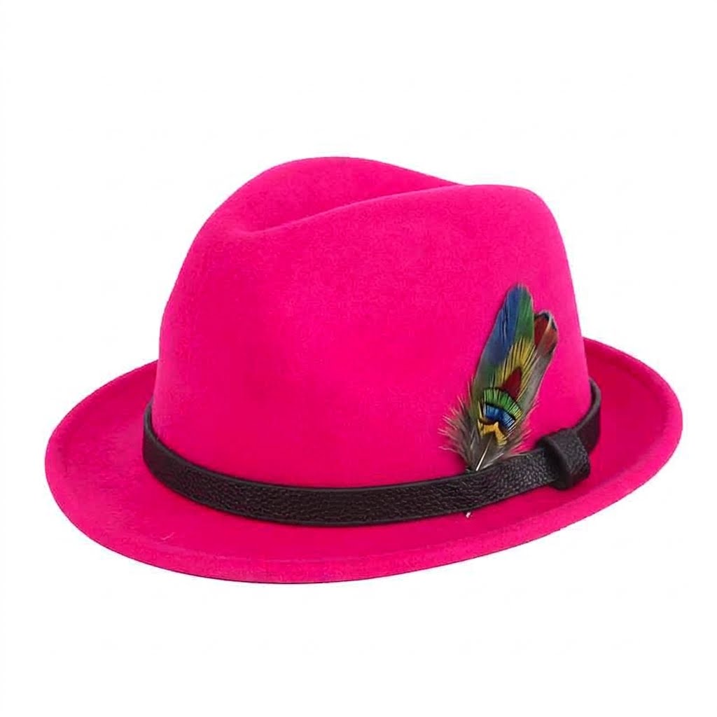 Hot Pink Fedora