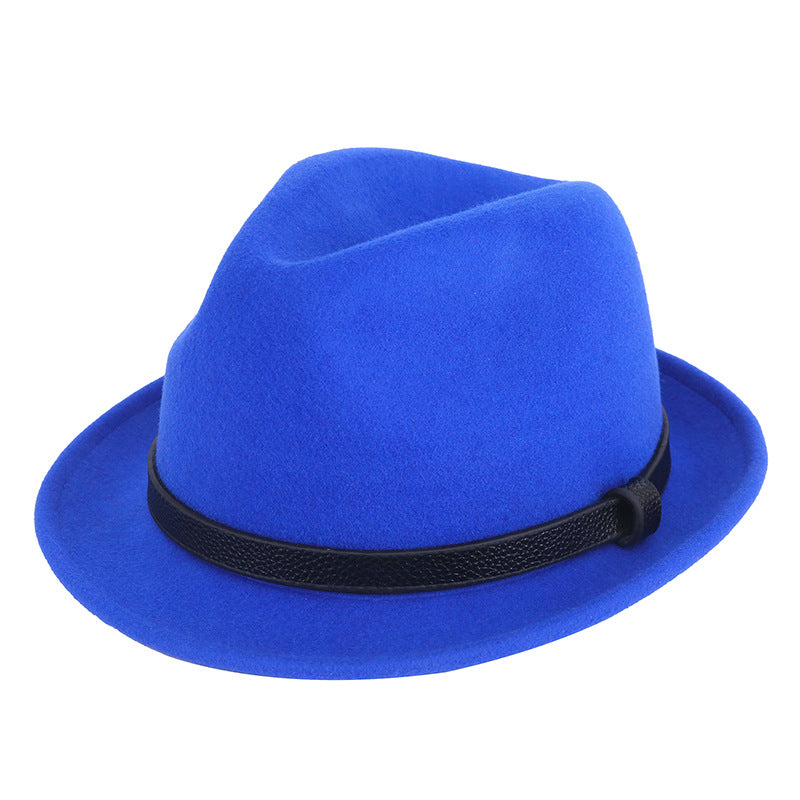 Middle Blue Fedora