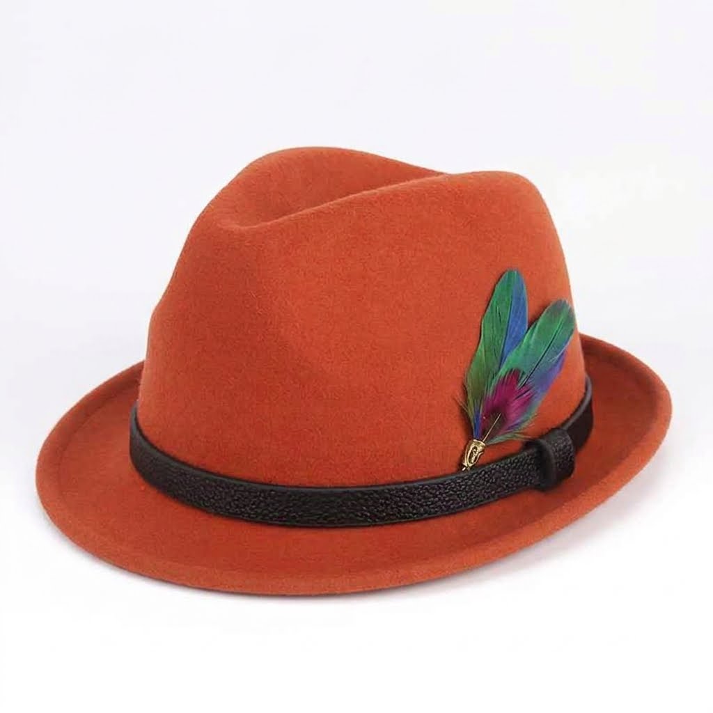 Orange Fedora
